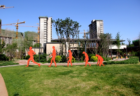 萬科集團多組雕塑