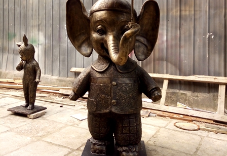 鑄銅動(dòng)物雕塑